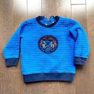 Petit Bateau blue sweatshirt size 24 months (86cm)